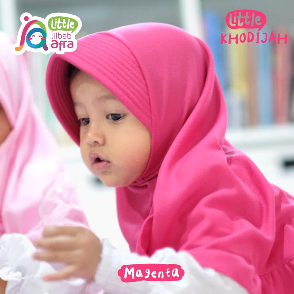 Jilbab Anak JAFR - Little Khodijah 14 Magenta